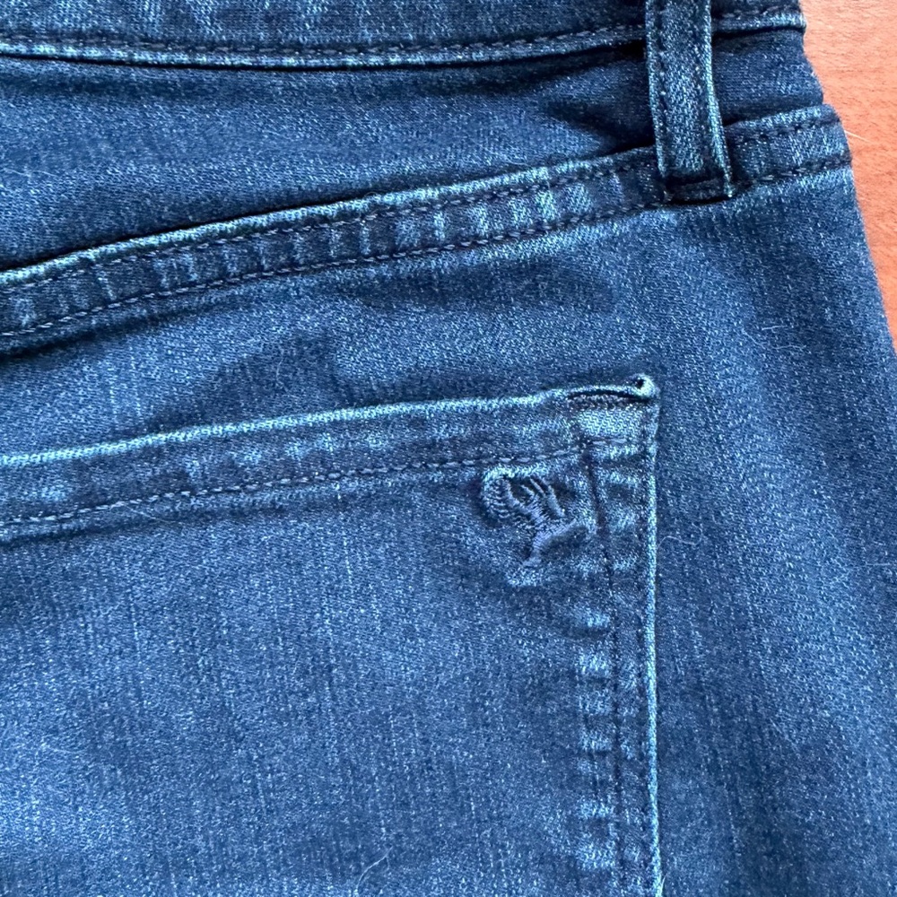 Martha Stewart Patchwork Textured Skinny Casual Jeans - Picture 9 of 10